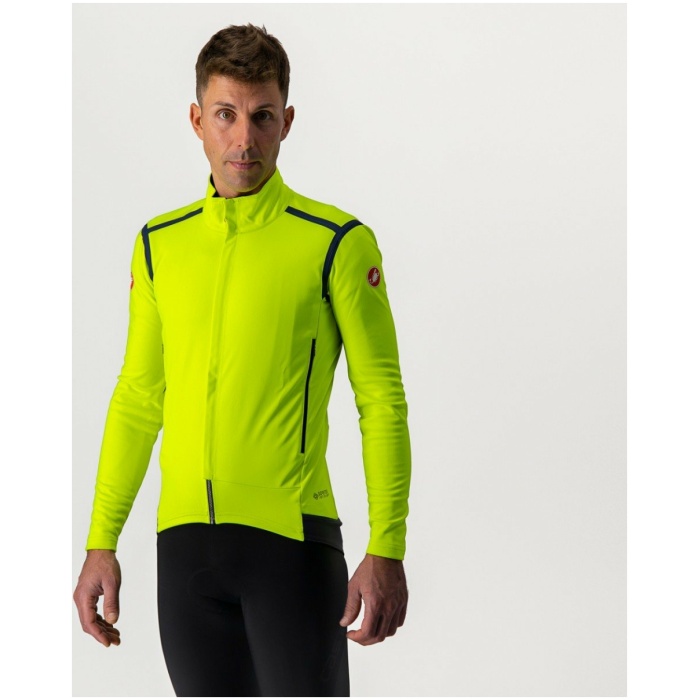 Castelli Perfetto Ros Long Sleeve-Yellow Fluo - Afbeelding 3