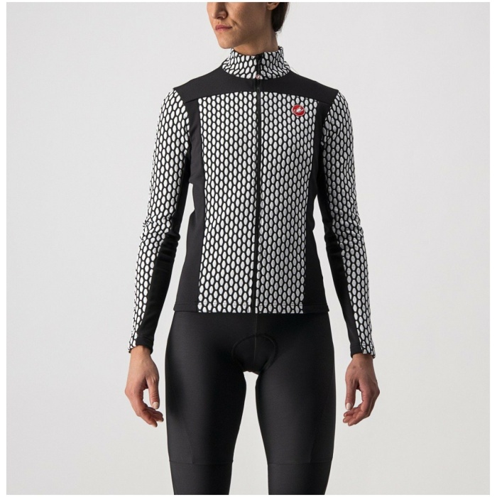 Castelli Sfida 2 Jersey Fz BLACK/WHITE - Afbeelding 4