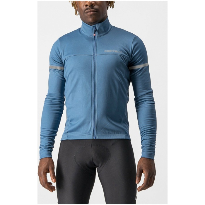 Castelli FONDO 2 JERSEY FZ XXL STEEL BLUE/BLUE REFLEX - Afbeelding 3