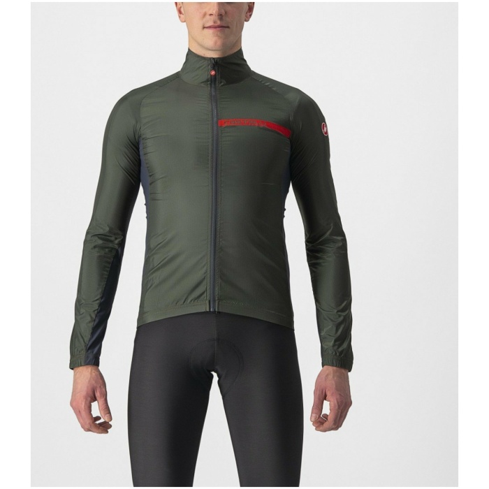 Castelli SQUADRA STRETCH JACKET LIGHT BLACK/DARK GRAY - Afbeelding 3