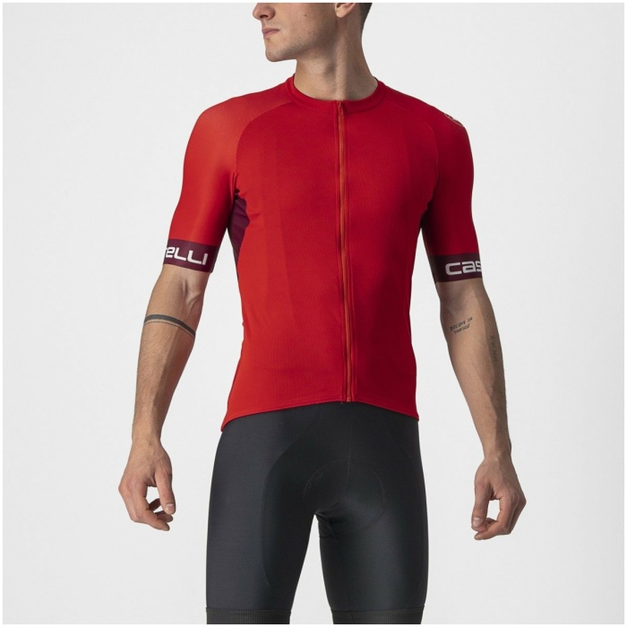 Castelli Entrata Vi Jersey RED/BORDEAUX-IVORY - Afbeelding 3