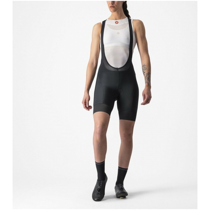 Castelli Prima Bibshort-Black Dark Gray BLACK/BLACK